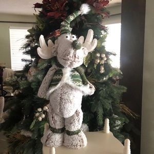 Holiday Christmas Moose Plush Snow Holiday Standing Poshmark